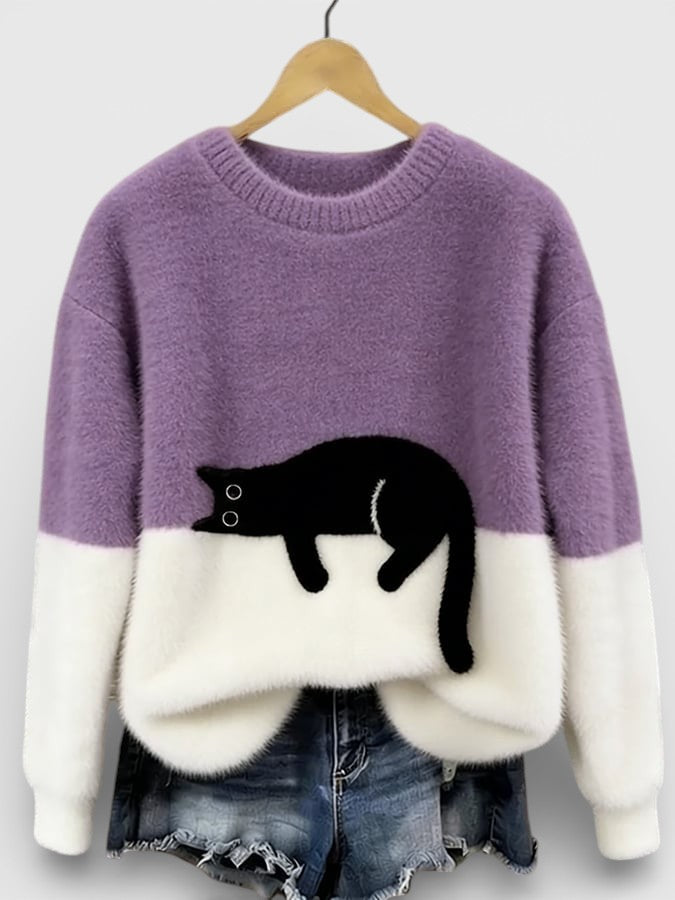 Luna™ | Sudadera con gráfico de gato