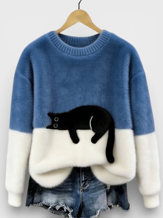 Luna™ | Sudadera con gráfico de gato