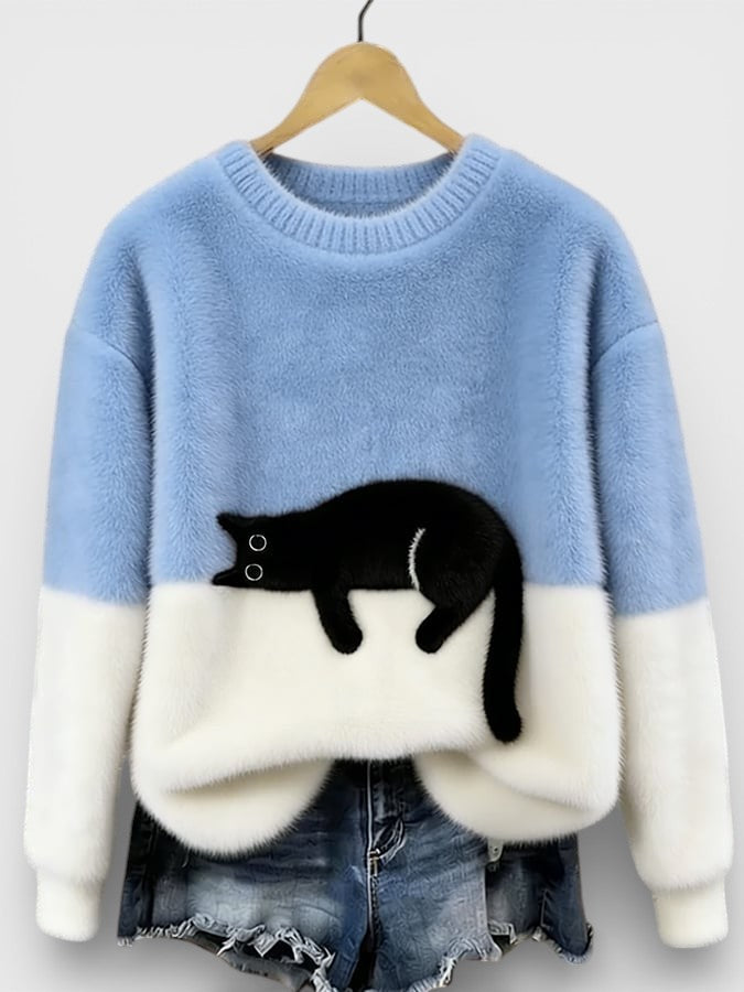 Luna™ | Sudadera con gráfico de gato