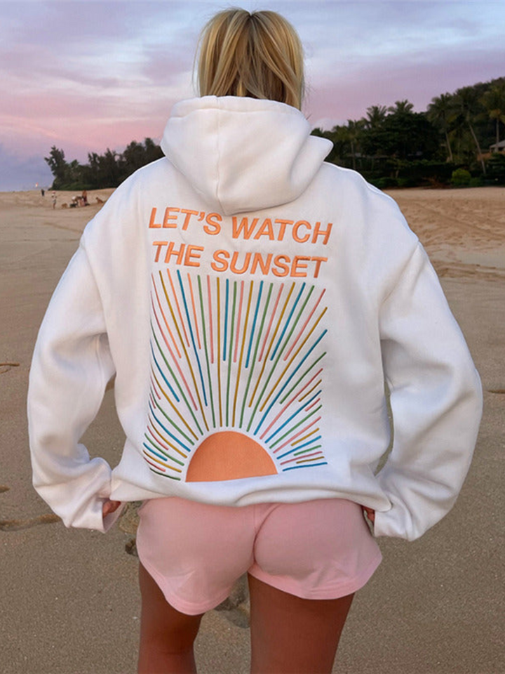 Noriega™ | Hoodie con Capucha de Atardecer
