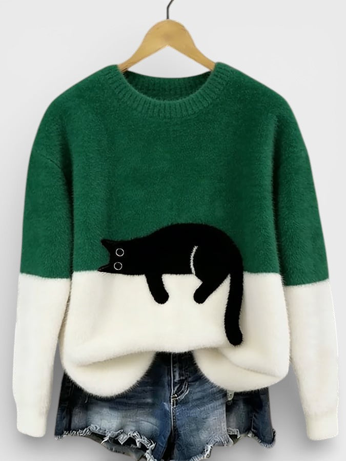 Luna™ | Sudadera con gráfico de gato