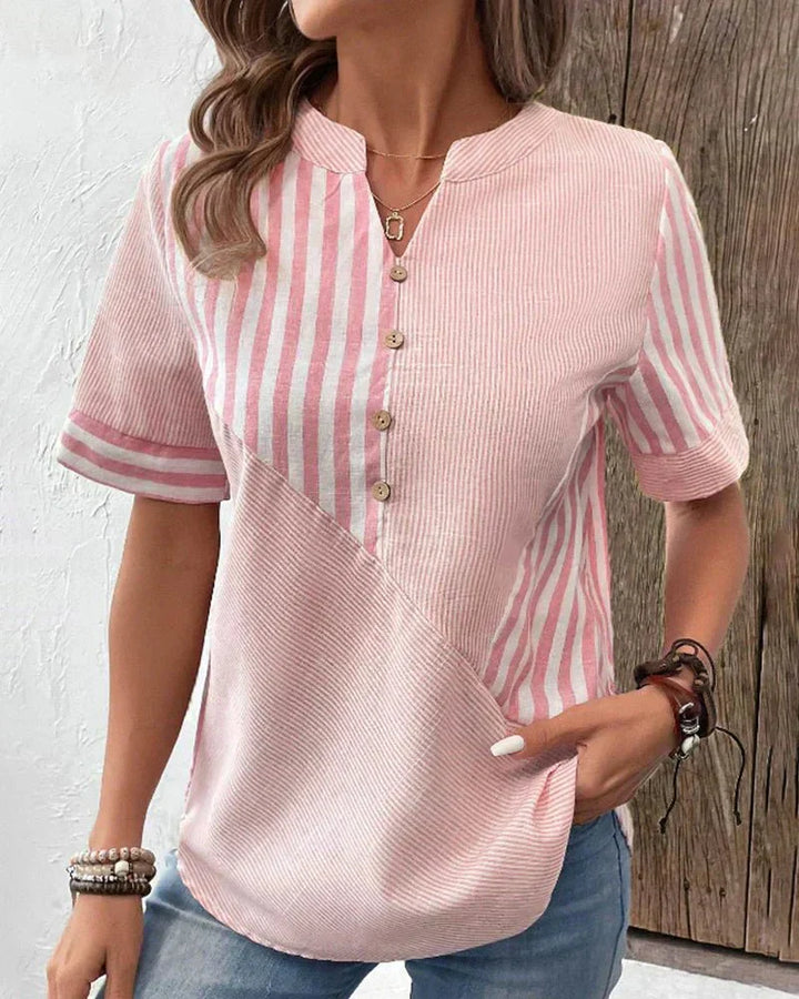 Marta™ | Blusa Rayada Suave