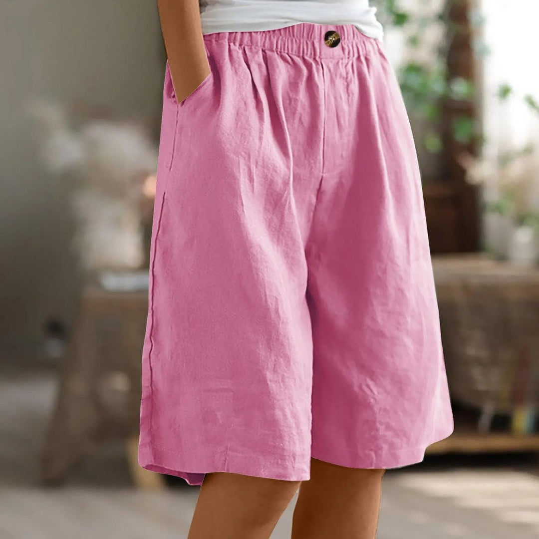 Sara™ | Pantalones Cortos Casual de Corte Ancho