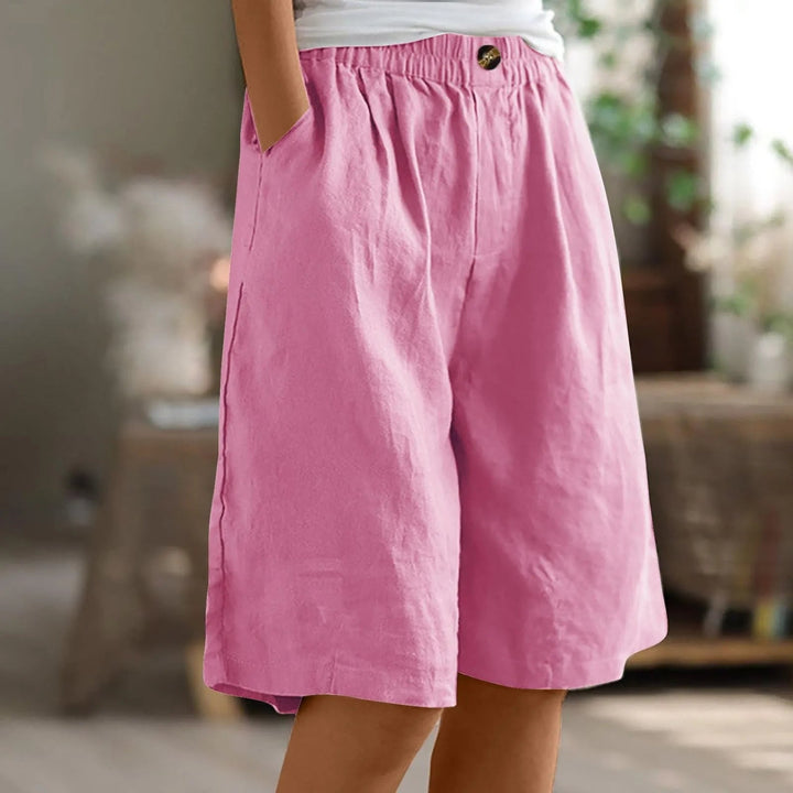 Sara™ | Pantalones Cortos Casual de Corte Ancho