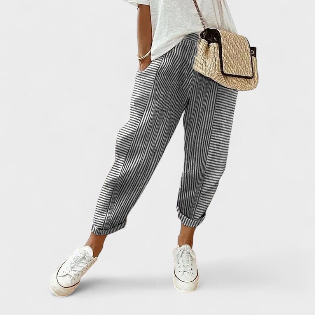 Lucía™ | Pantalones a Rayas con Estilo