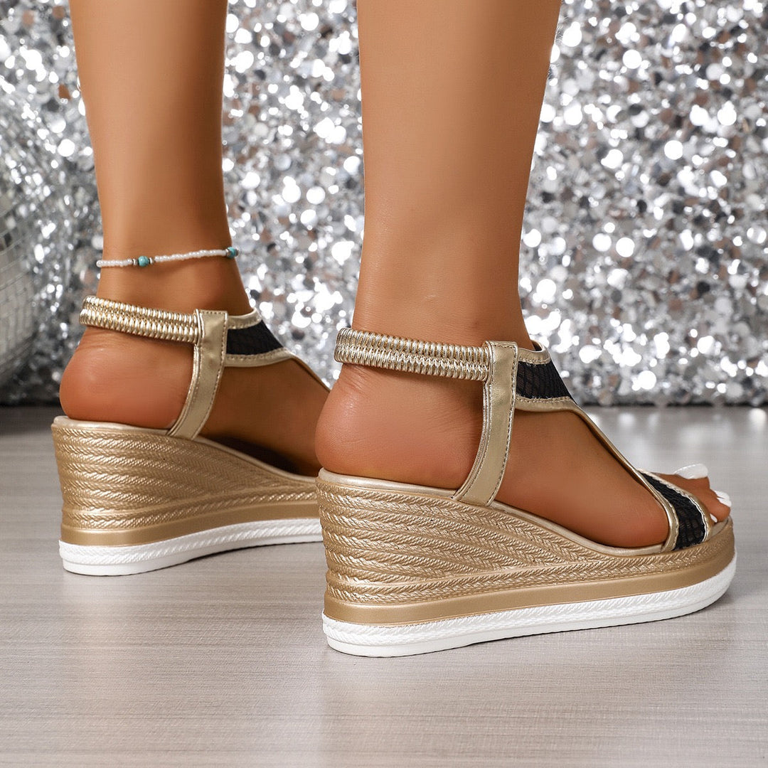 Cristina™ | Sandalias ortopédicas elegantes con cuña