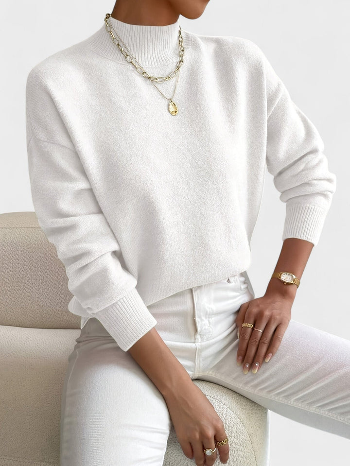 Petra™ | Jersey elegante de cuello alto