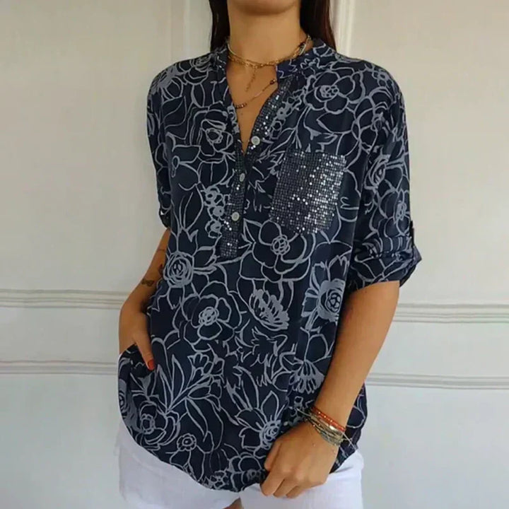 Lucinda™ | Camisa estampada con botones