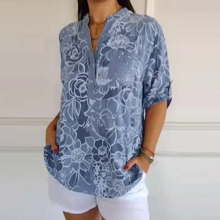 Lucinda™ | Camisa estampada con botones