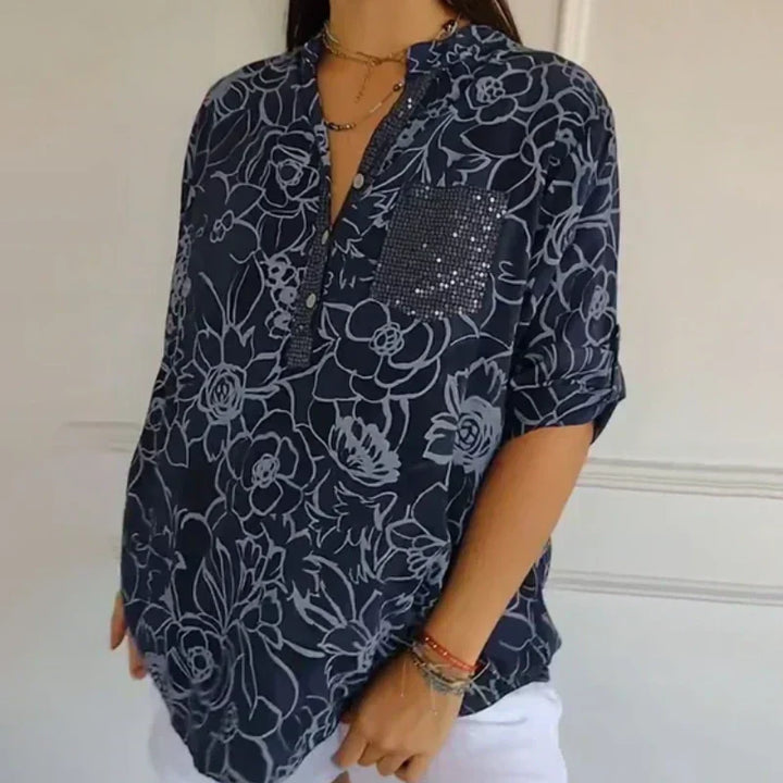 Lucinda™ | Camisa estampada con botones